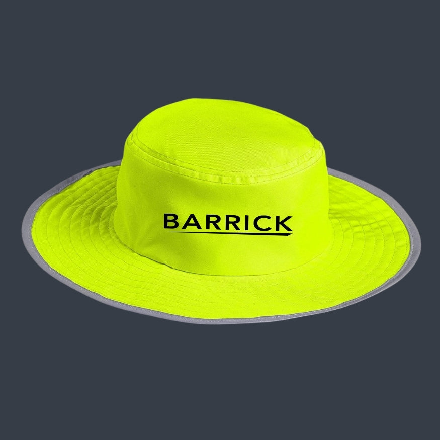 Kofia ya Kuakisi ya Hi-Viz kando ya barabara