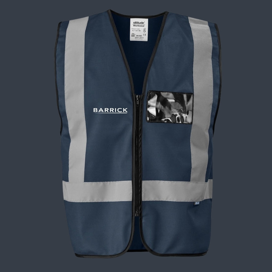 Hi-Viz Reflective Full Zip Vest