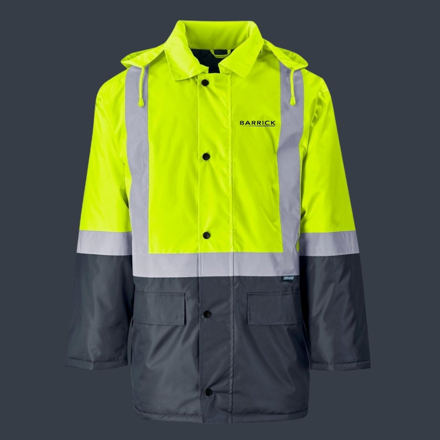 Jacket ya Kuakisi ya Hi-Viz yenye Tani Mbili