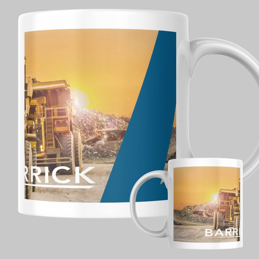 Mug ya Kahawa ya Kauri isiyo na tupu ya Uboreshaji wa Turubai - 330ml