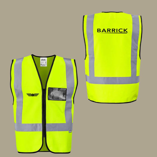 Hi-Viz Reflective Full Zip Vest